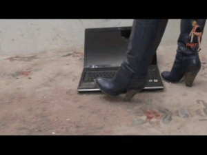 Laptop Under Vintage Buffalo Boots