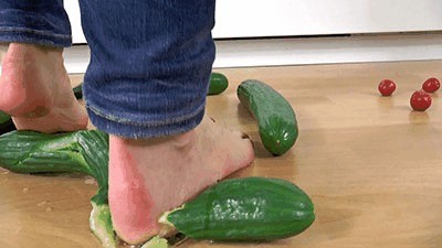 Vegetables Under My Nude Heels