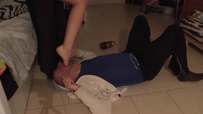 Trampled And Ball-gagged With Her Feet