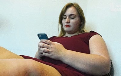 Bbw Sexy Feet On Table Overlooking You
