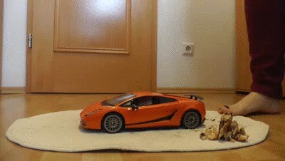 Sneakergirly – Lamborghini Fucktoy Car Crush