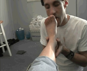 Gobble My Bf’s Dried Cum Off My Feet Slave Part I