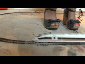 Brand Fresh Trainset Under Sweet Wooden High Heels